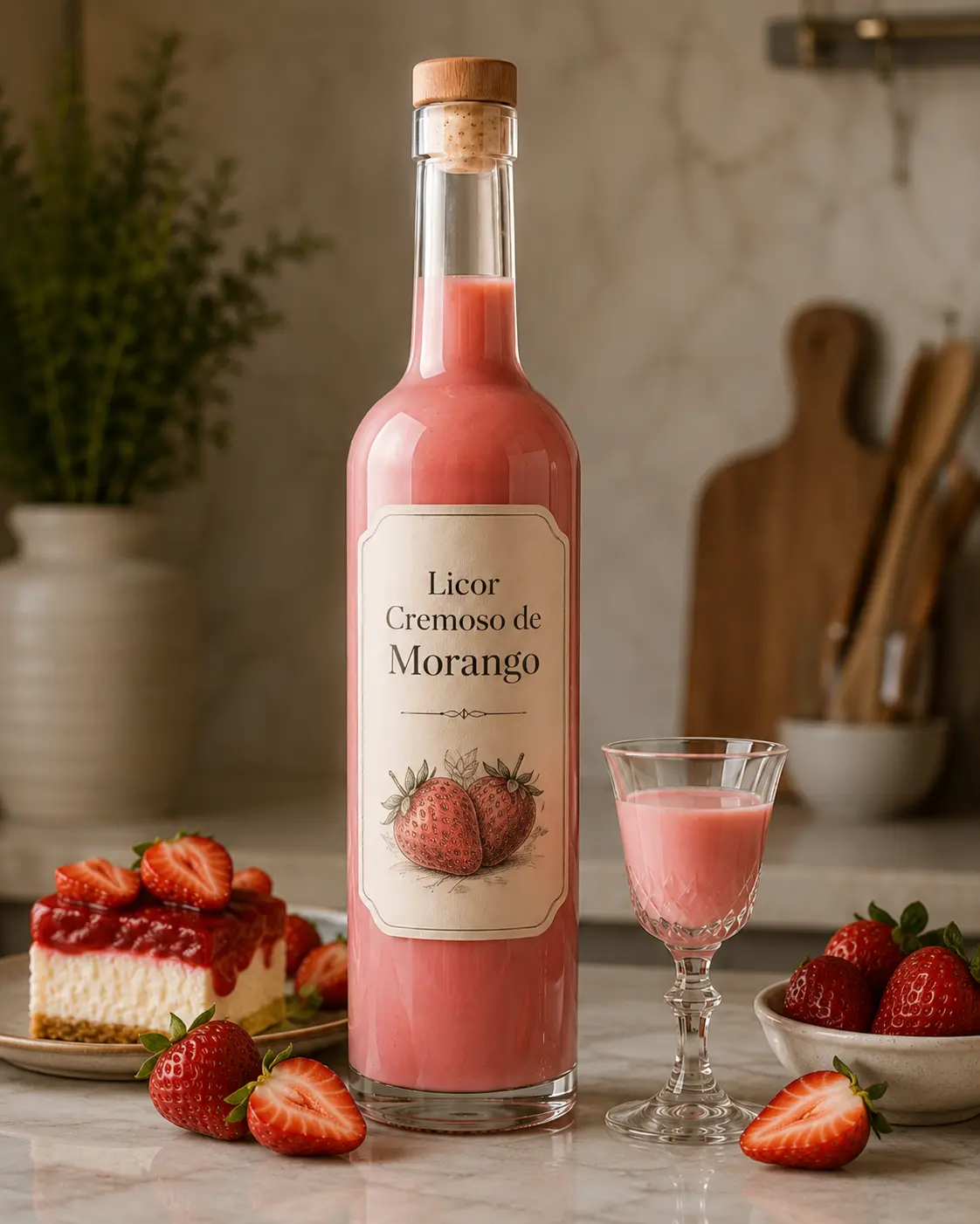 Artisan liqueur bottles
