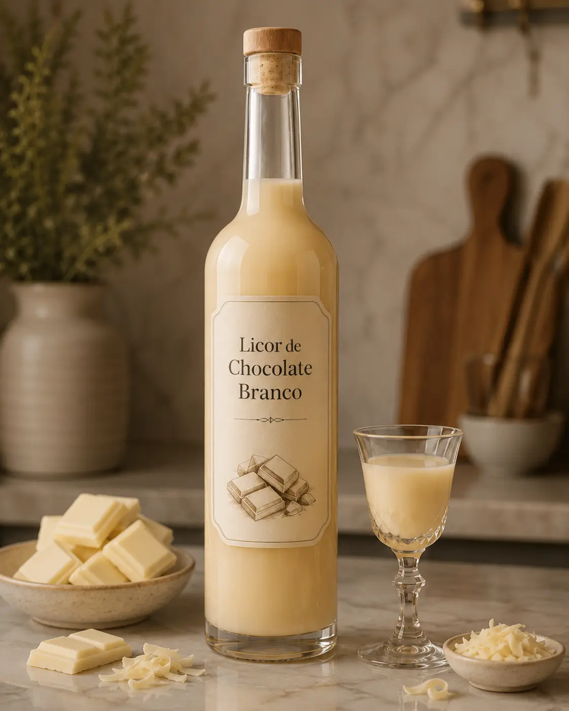 White chocolate liqueur